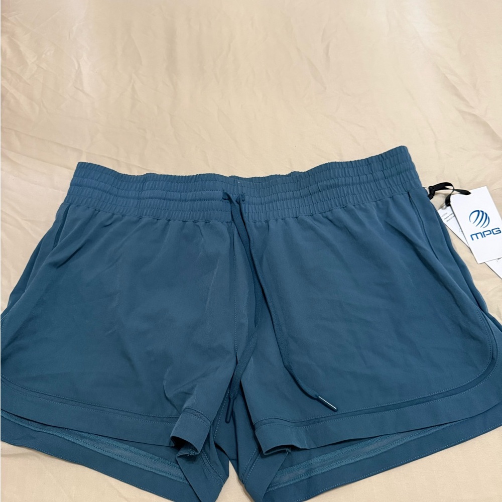 MPG Women's Teal Athletic Shorts